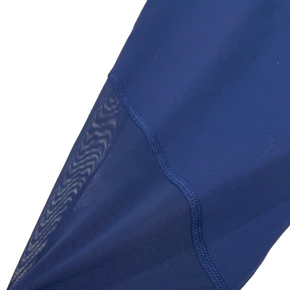 Knockout by Victoria's Secret Crop Leggings with Sheer Cutouts; Navy; Size S - Picture 3 of 6